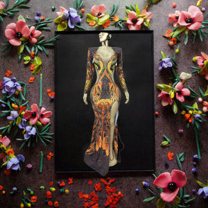 Robes de soirée pour femmes, formelles, fendues, sexy, longues jusqu'au sol, asymétriques, illusion, avec cristaux, robe de fête de luxe - Product Image 2