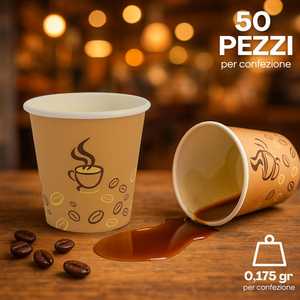 Bicchieri di cartone bianchi da 180 ml, tazze da caffè usa e getta per bevande calde - Product Image 3