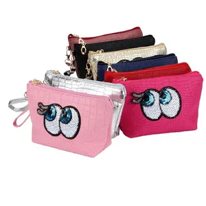 Up and Running Camping Sacs à cosmétiques en cuir synthétique raffiné Superbe étui à maquillage anti-mites Sac de maquillage trempé pour mariage - Product Image 1