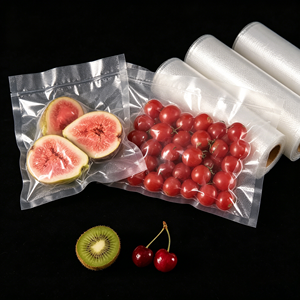 Bolsas y Rollos para Envasado al Vacío con Acabado Mate, Libres de BPA, Aptos para Alimentos, para Carne, Mariscos, Alimentos Congelados, Gelatina, Almacenamiento, Cocción Sous Vide - Product Image 1