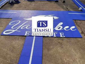 Losetas para Cancha de Baloncesto de Exterior de 20x25 Pies, Media Cancha, con Patrón <span class=keywords><strong>Jordan</strong></span>, para Patio Trasero - Product Image 4