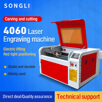 Machine de découpe et de gravure laser CO2 CNC 4060 certifiée CE, neuve, pour contreplaqué, bois, acrylique, MDF, avec moteur servo Leadshine 80W, compatible AI/DXF/PLT