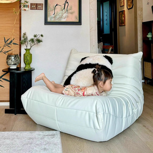 Caterpillar Sofa Chair Square Reclining Foam Filling Single Seat Living Room Bedroom Use - Product Image 3