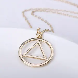 Collana con Ciondolo Geometrico Ispirato a <span class=keywords><strong>Eminem</strong></span> in Argento Sterling 925 Placcato Oro Rodio, Stile Personalizzato alla Moda, Catena da Uomo per Feste e Regali - Product Image 3