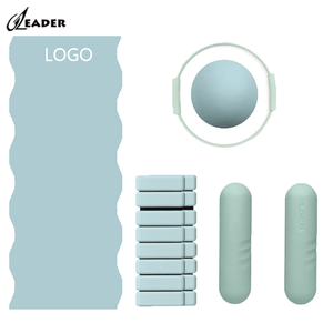 Set Portátil de 5 Piezas para <span class=keywords><strong>Pilates</strong></span>, <span class=keywords><strong>Accesorios</strong></span> de <span class=keywords><strong>Pilates</strong></span> para el Hogar, Kit de Entrenamiento de Resistencia de Yoga con Esterilla de Ejercicio Arqueada - Product Image 2