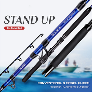 Heavy Duty Ocean Guides <span class=keywords><strong>FF</strong></span> Tune SIC Anneaux 1.7m/1.66m Section Unique Géants De La Mer Profonde Canne Lancer Jigging Canne À Pêche - Product Image 2