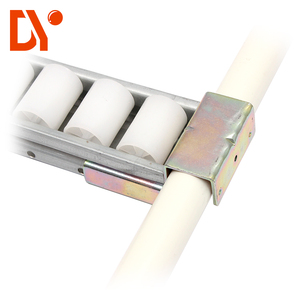 ABS <strong>Plastic</strong> Wheel Steel <strong>Roller</strong> Placon Tray Sheet Metal / Aluminum Alloy <strong>Roller</strong> Track for Sliding Shelf System - Product Image 2