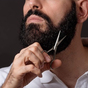 Tijeras de Acero Inoxidable 2Cr13 para Barba, Bigote y Nariz, Tijeras de Maquillaje, Tijeras de Peluquería Doméstica - Product Image 2
