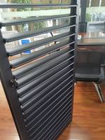 Persiennes en alliage d'aluminium de couleur personnalisée au design moderne Volets de fenêtre pour l'extérieur, l'intérieur et l'extérieur Ouverture horizontale
