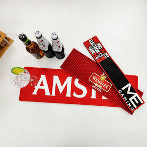 Customizable Silicone PVC Bar <b>Mat</b> Rubber <b>Beer</b> Spill Pad Pub Rail <b>Mat</b> Drip Tray Non Slip Counter Service <b>Mat</b> Placemat Coaster - Product Image 6