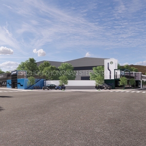 Casa prefabbricata di lusso del contenitore modulare di trasporto prefabbricato su misura grande su misura con due tre bagni europei - Product Image 2