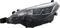 Phares avant Topzonauto pour Toyota Corolla SE XLE XSE et XLI 2017-2019, référence OE 8111002M90 8115002M90