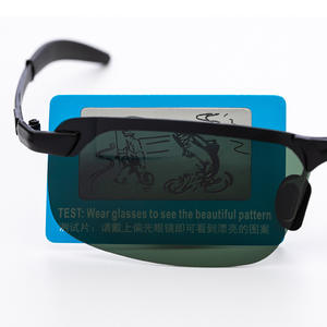 Lunettes de soleil polarisées pour hommes 3043-2, demi-monture, verres TAC, protection UV400, lunettes de sport - Product Image 1