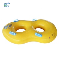 Nouveau bateau gonflable rose pour parc aquatique, à double tube en PVC robuste de 0,75 mm, imprimé sur mesure, certifié CE
