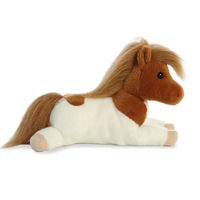 2025 grand jouet de cheval doux en peluche de logo personnalisé conçu en usine polyester PP jouets en peluche d'animaux remplis de coton