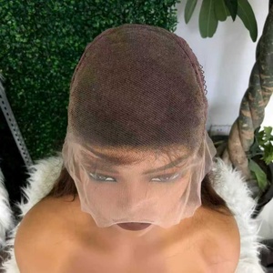 Pelucas de Cabello Humano de 30 Pulgadas de Largo, con Frente de Encaje, Cutícula Alineada, Cabello Virgen Vietnamita, Color <span class=keywords><strong>Azul</strong></span>, Pelucas sin Pegamento, Venta al Por Mayor - Product Image 4