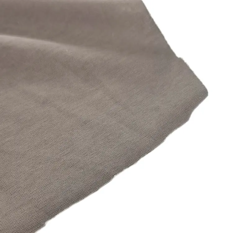 Fabbricazione fornitore tessuto a maglia leggero CVC 56 cotone 44 tessuto Jersey di poliestere