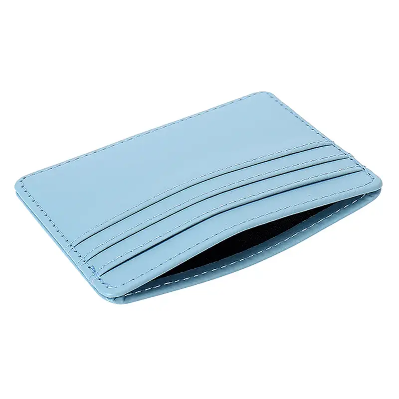 sanchuan high performance Wholesale Custom Slim Cardholder Pu Leather Gift Minimalist Credit Card Holder Wallet