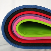 Alfombrilla de yoga Premium NBR de 15mm de alta densidad personalizada con logotipo personalizado con correa antideslizante y material EVA Premium