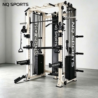 NQ Nouvelle Machine Smith Multifonctionnelle à Prix Usine pour la Maison : Ensemble Complet d'Équipement de Fitness et d'Entraînement de Force Intégré