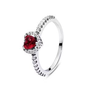 Anillos Originales de Plata de Ley 925 con Corazón, Perla de Agua Dulce y Circonita para Mujer, para Compromiso, Boda, Aniversario, Fiesta, Oro Rosa - Product Image 3