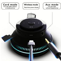 Prix nouvellement pas cher casque de jeu noir avec casque d'écouteur BT sans fil de fête de sport de lumière rvb avec micro