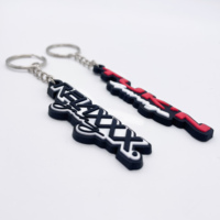 Porte-clés personnalisé en caoutchouc souple PVC 2D/3D créatif, idéal comme cadeau promotionnel
