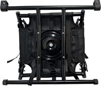 Siège de kayak pivotant à 360 degrés, cadre en aluminium durable, accoudoirs rembourrés pour kayak à pédales, activités de plein air, surf