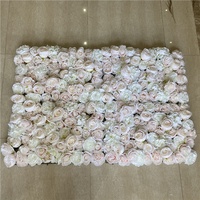 Yun yun — panneau mural de décoration en fleurs artificielles, toile de fond personnalisé, pour fête, J-1197