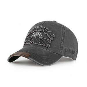 Casquette de baseball unisexe à visière large, coupe extra profonde (qui flattera le visage), 100 % coton, haute qualité, protection solaire, cinq panneaux brodés - Product Image 2