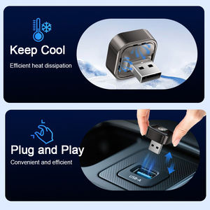 Adaptador Inalámbrico 2 en 1 Compatible con CarPlay y Android Auto, Dongle Inalámbrico para Automóvil, Adaptador para Apple Toyota Auris 2019 - Product Image 3