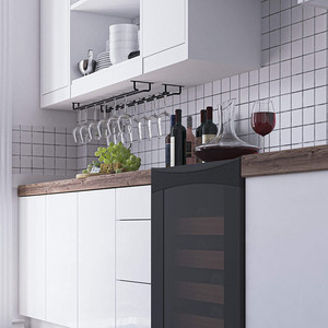 Support à verres à vin rouge inversé <span class=keywords><strong>en</strong></span> gros, support à verres à champagne de <span class=keywords><strong>cuisine</strong></span>, support à verres à pied suspendu - Product Image 3
