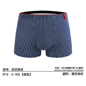 Calzoncillos Boxer a Rayas para Hombre Neo, Talla S XXL, Rayas Negras, 95% Poliéster, 5% Elastano - Product Image 1