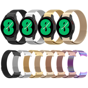 Pour Samsung <span class=keywords><strong>Galaxy</strong></span> <span class=keywords><strong>Watch</strong></span> <span class=keywords><strong>4</strong></span> <span class=keywords><strong>20mm</strong></span> <span class=keywords><strong>Bracelet</strong></span> de montre magnétique de luxe en acier inoxydable <span class=keywords><strong>Bracelet</strong></span> réglable pour hommes cadeau - Product Image 5