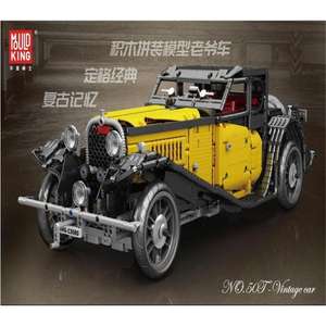 Set de Construcción de Auto Clásico Yuxing Modelo King 13080, Más de 800 Piezas, Juguete Educativo para Adolescentes, Kit de Ensamblaje de Plástico ABS - Product Image 4