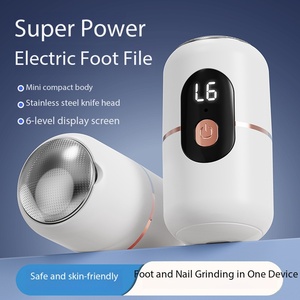 <span class=keywords><strong>Lime</strong></span> <span class=keywords><strong>à</strong></span> pieds <span class=keywords><strong>électrique</strong></span> rechargeable par USB avec têtes de ponçage interchangeables - Product Image 6