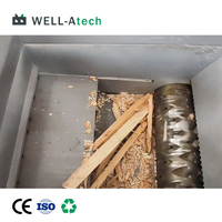 WES600 Broyeur à arbre unique en promotion pour le recyclage de vêtements usagés et de bouteilles, machine de déchiquetage et de broyage de plastique, prix