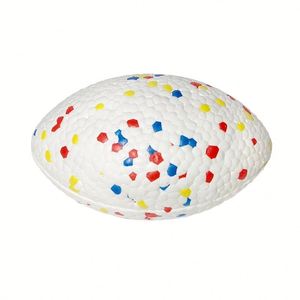Juguete para Perros, Pelota de Rugby ETPU con Forma de Palomitas de Maíz, Pelota Sólida para Masticar, Juguete Indestructible, Ligero y Flotante, Suministros para Mascotas - Product Image 1