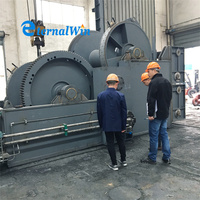 Treuil de remorquage marin électrique hydraulique à double tambour 600 kn pour barges