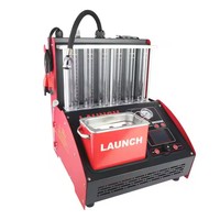 LAUNCH Nettoyeur et testeur d'injecteurs de carburant à ondes ultrasoniques CNC 603A Machine de nettoyage de systèmes d'injection de carburant automobile 6 cylindres