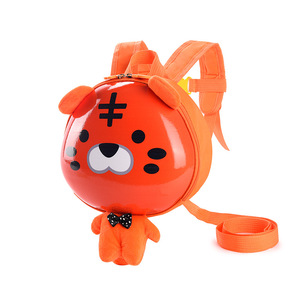 3D Giraffe Design Durable PVC Soft Shell Anti-Lost School <b>Backpack</b> for Girls Cute Eggshell <b>Toddler</b> Preschool Snack Bag - Product Image 2