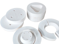 Produits en fibre de silicate d'aluminium de formes spéciales, fibre céramique personnalisée, isolation moulée, anneau quart de cercle, segment courbé