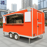 Remorque alimentaire CAMPTRL certifiée CE DOT de 13 pieds avec équipement de cuisine complet, petits camions de restauration, chariot alimentaire mobile, camionnette à hot-dogs et à café
