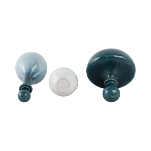 Set di vasi in ceramica per decorazioni per la casa, soggiorno, camera da letto, ufficio, tavolo, vaso per fiori in gres. - Product Image 6