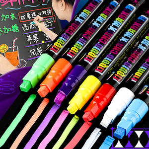 <span class=keywords><strong>Pizarra</strong></span> Fluorescente Borrable, Luminosa, LED, para Publicidad, <span class=keywords><strong>Pizarra</strong></span> de Acuarela/<span class=keywords><strong>Blanca</strong></span>, Juego de Marcadores de Tiza Líquida para Graffiti DIY - Product Image 4