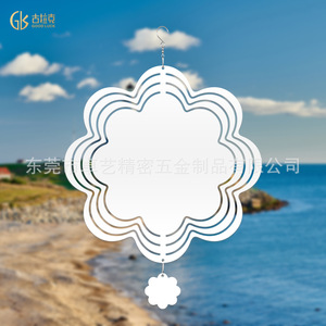 Molinetes de Viento Personalizados de Aluminio de Lujo de 8/10 Pulgadas para Adornos de Jardín, Venta al Por Mayor - Product Image 6