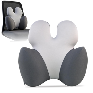Coussin lombaire ergonomique en mousse à mémoire de forme, confortable et portable, pour soulager la douleur, pour chaise de bureau - Product Image 1