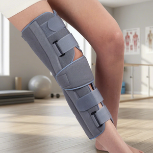Genouillère à rotule longue de qualité supérieure, protection professionnelle, respirante, antidérapante, avec soutien de compression réglable pour - Product Image 4