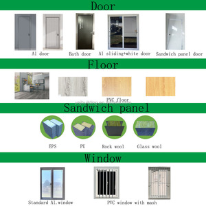 Cabin nhà OEM ODM cửa hàng nhỏ cafe trang web văn phòng tạm thời phòng nghỉ ngơi đồ nội thất nhà di động nhà lô hàng container - Product Image 6