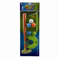 Ensemble de jouets de golf en plastique pour enfants, idéal pour les 2-7 ans, mini jeu de sport d'extérieur pour jardin